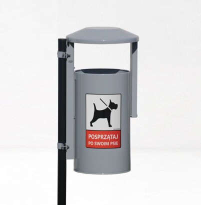Kosz uliczno - parkowy PIES